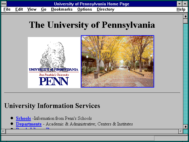 Screenshot of The Arthur Ross Galle Homepage.