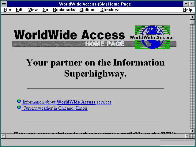 Screenshot of MagicServer Commercial WWW