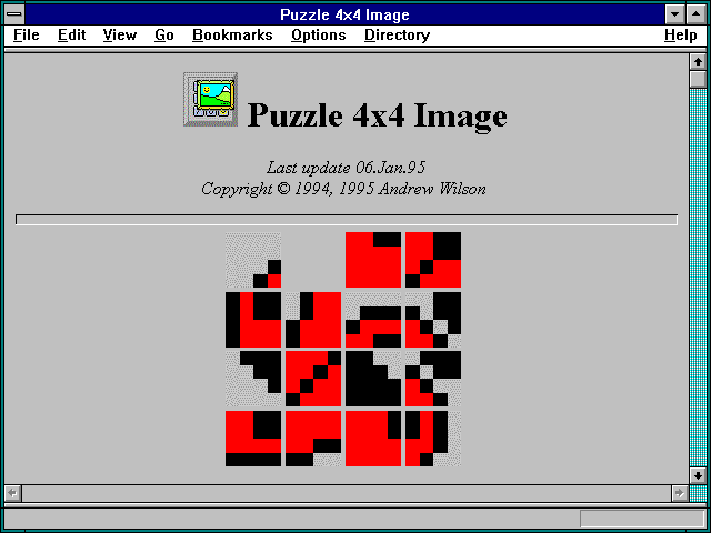 Screenshot of Another 4x4 Puzzle but this one has images.