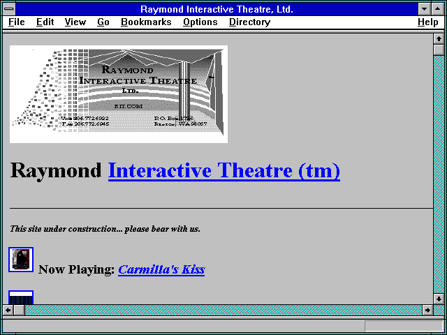 Screenshot of Raymond Interactive Theatre Ltd.
