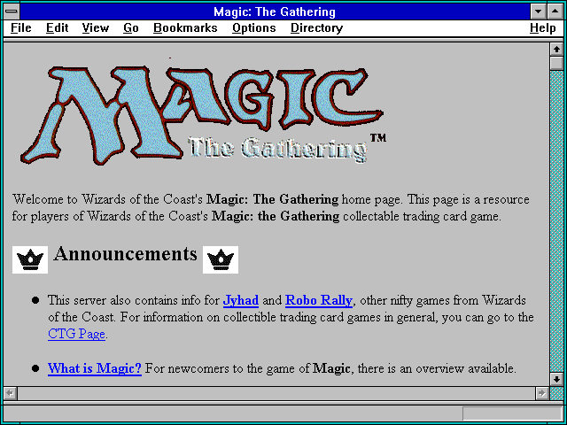 Screenshot of Magic: The Gathering