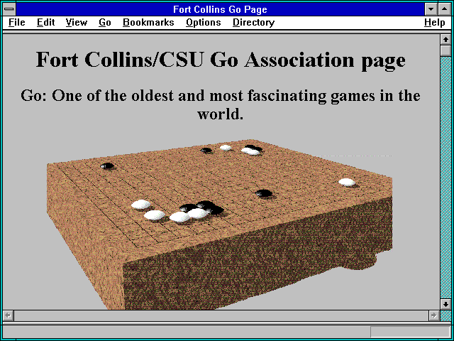 Screenshot of Fort Collins Go Page