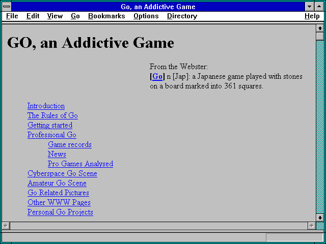 Screenshot of Go an Addictive Game
