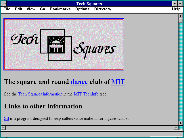 Screenshot of Tech Squares
