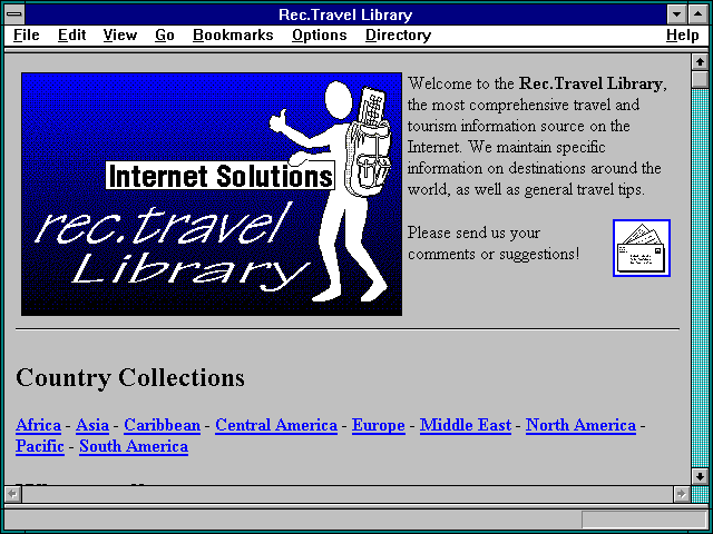 Screenshot of Travel and tourist information