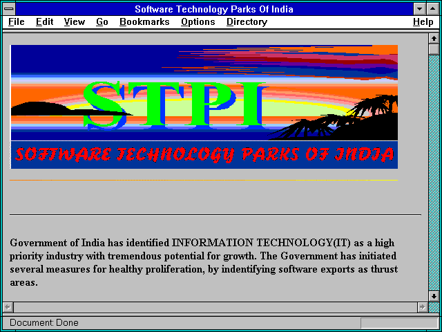 Screenshot of Software Technology Parks of India-Hyderabad