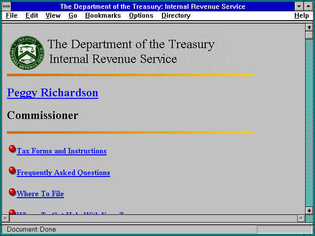 Screenshot of FMS/Treasury Financial Manual