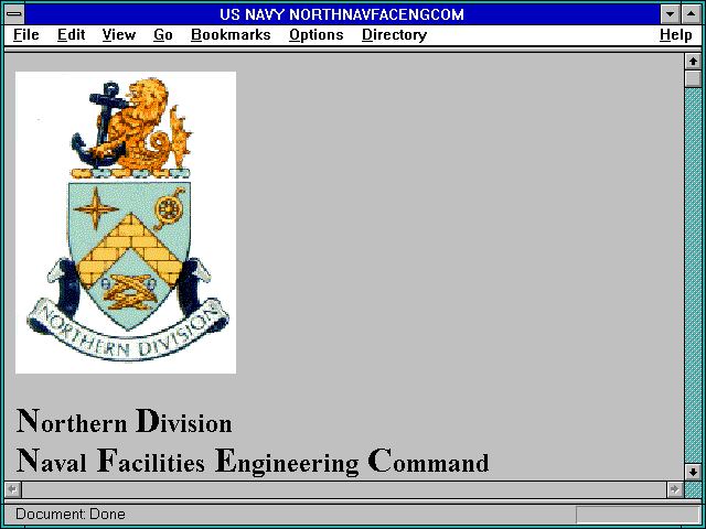 Screenshot of US NAVY NORTHNAVFACENGCOM