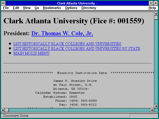 Screenshot of Air Force Office of Scientific Research
