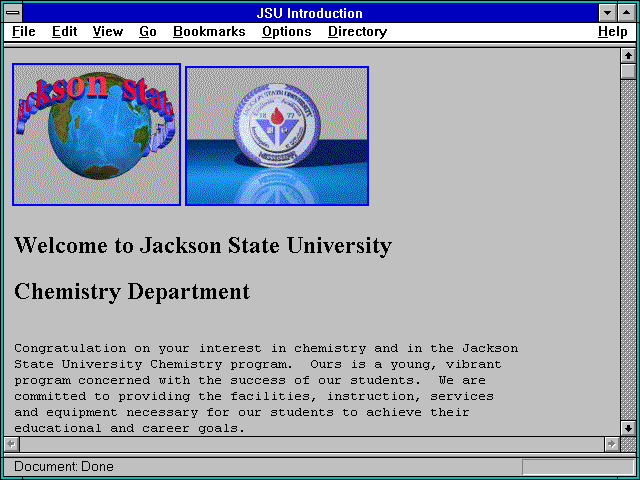 Screenshot of Jackson State University