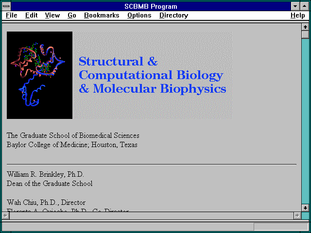 Screenshot of SCBMB Program