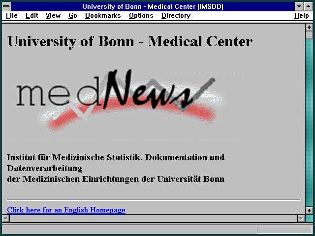 Screenshot of University of Bonn - Medical Center (IMSDD)