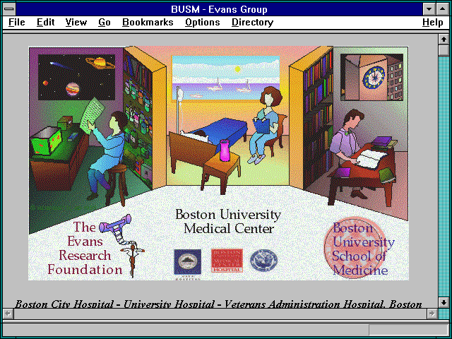 Screenshot of BUSM - Evans Group