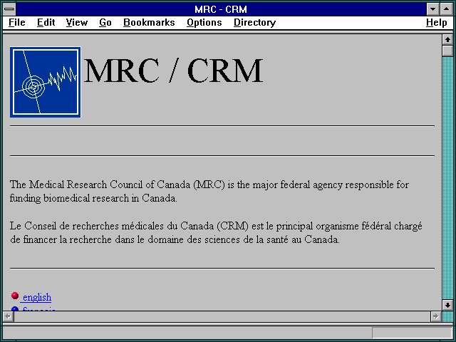 Screenshot of MRC - CRM