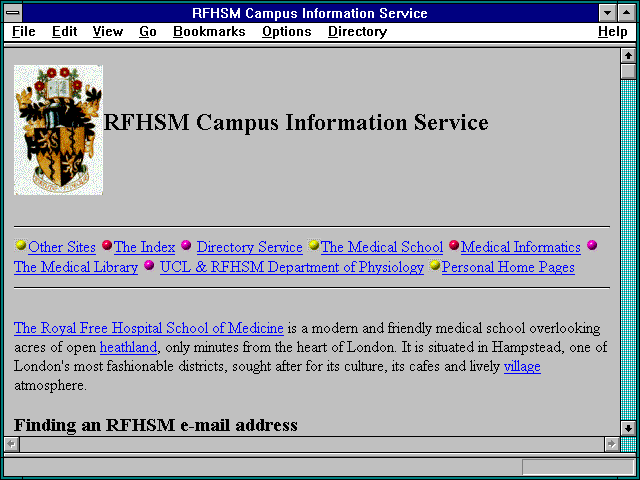 Screenshot of http://www.rfhsm.ac.uk/