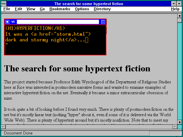 Screenshot of XV 3.10a Documentation