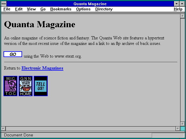 Screenshot of Quanta Magazine