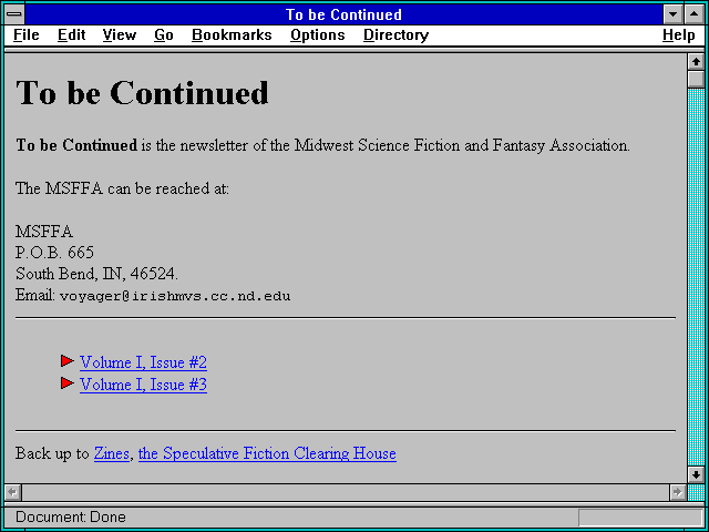 Screenshot of To be Continued