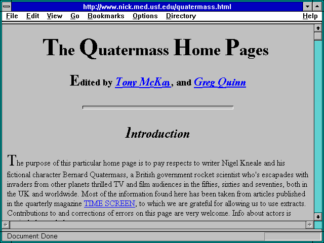 Screenshot of http://www.nick.med.usf.edu/quatermass.html