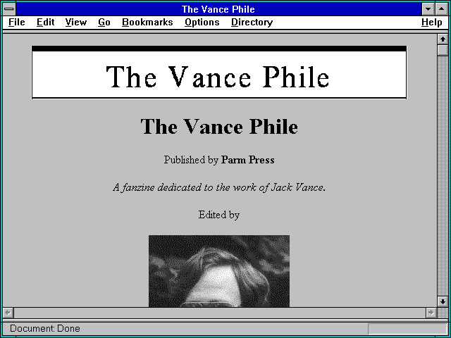 Screenshot of The Vance Phile