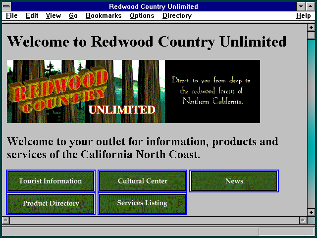 Screenshot of Redwood Country Unlimited