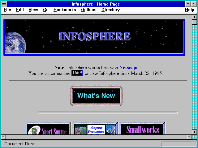 Screenshot of High Country News Home Page