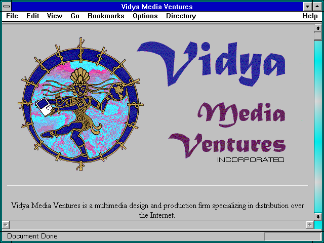 Screenshot of Vidya Media Ventures
