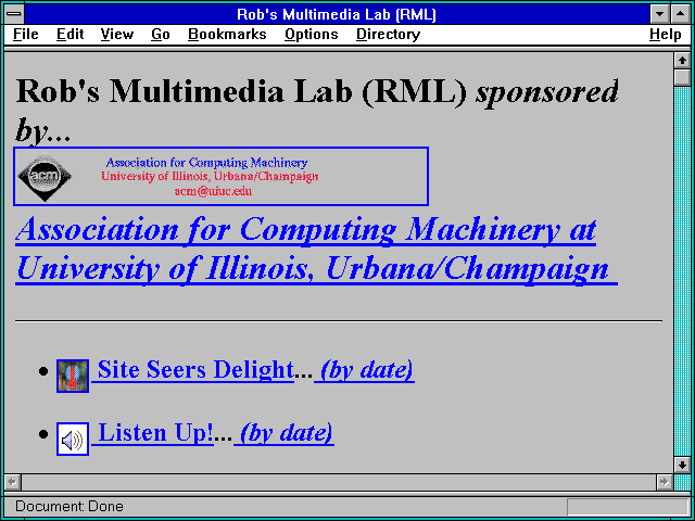 Screenshot of Rob's Multimedia Lab (RML)