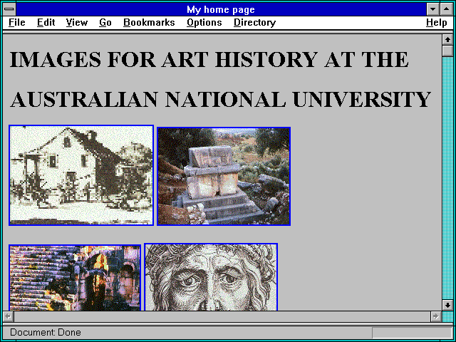 Screenshot of Art Educational Materials
