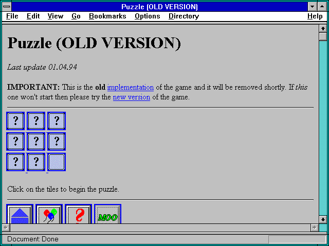 Screenshot of Puzzle (OLD VERSION)