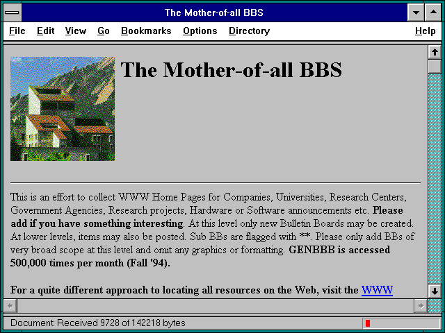 Screenshot of The Mother-of-all BBS