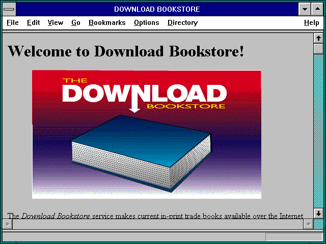 Screenshot of DOWNLOAD BOOKSTORE