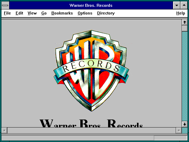 Screenshot of Warner Brothers Records