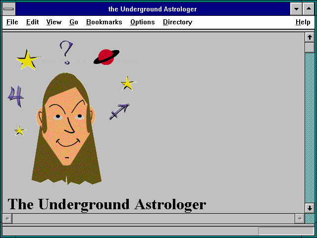 Screenshot of the Underground Astrologer