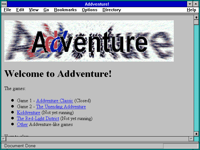 Screenshot of Addventure!