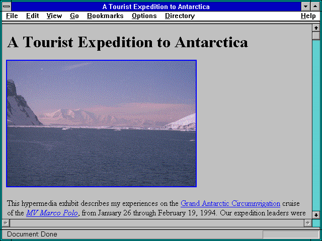 Screenshot of A Tourist Expedition to Antarctica