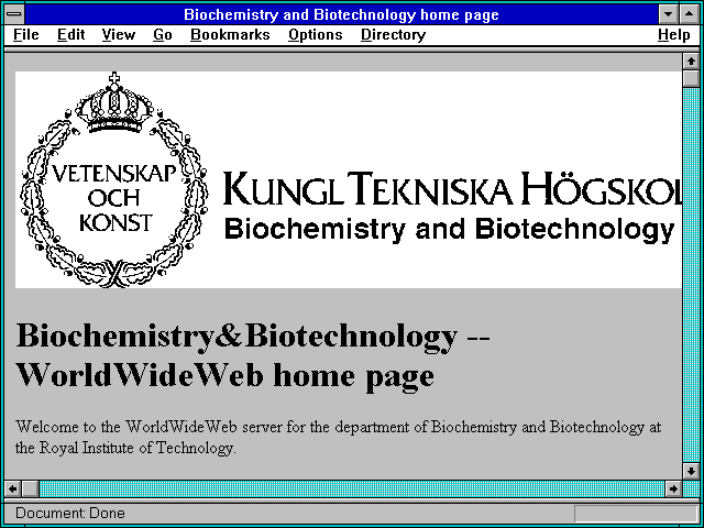 Screenshot of Biochemistry and Biotechnology home page