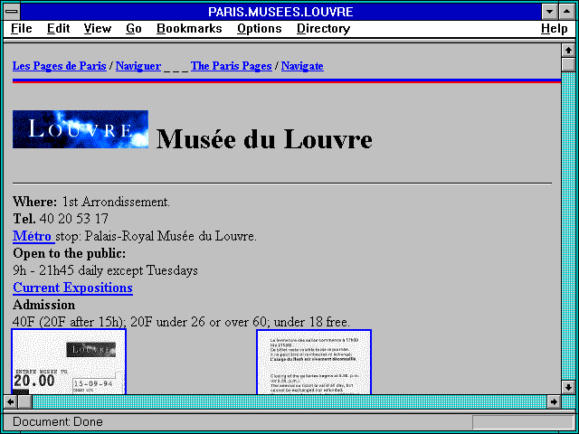 Screenshot of PARIS.MUSEES.LOUVRE