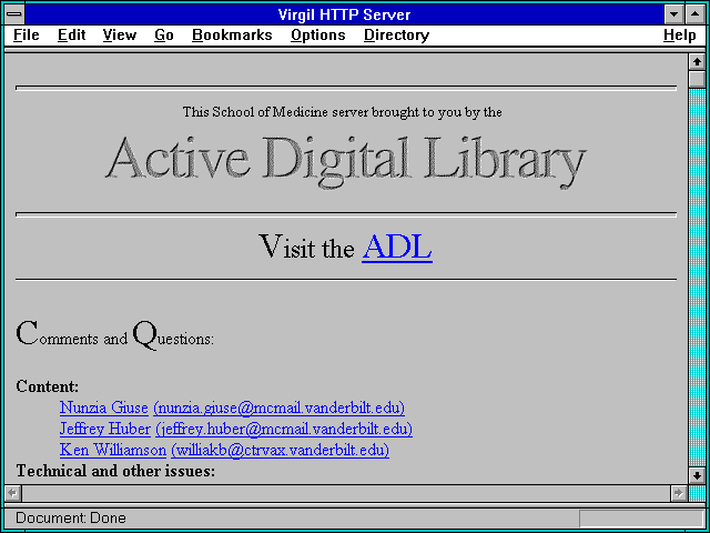 Screenshot of Pathology and Histology Server