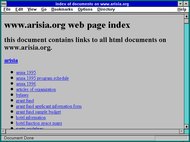 Screenshot of Boston Area Information