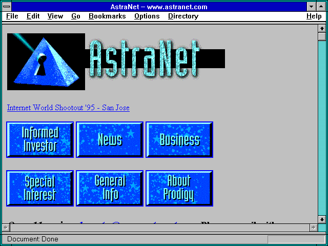 Screenshot of AstraNet -- www.astranet.com