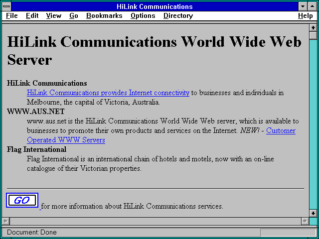 Screenshot of HiLink Communications