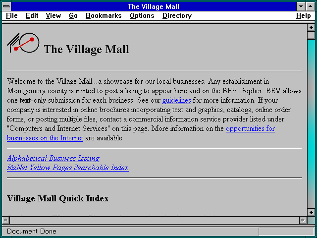 Screenshot of The Village Mall