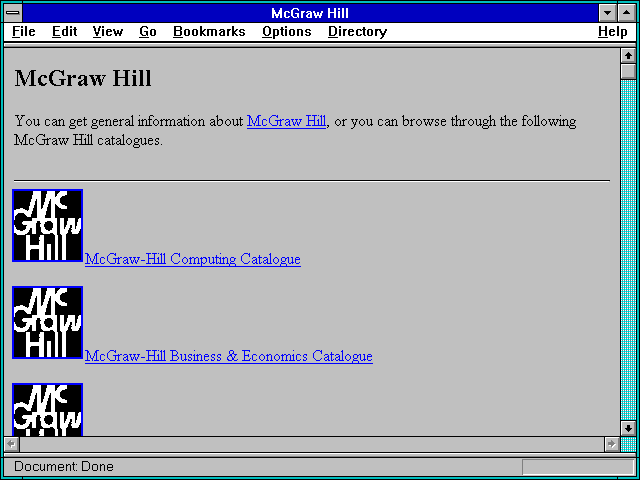 Screenshot of McGraw Hill