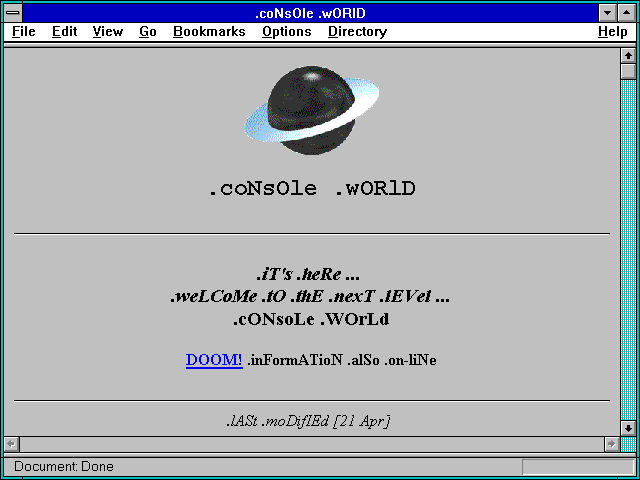 Screenshot of Video Game Database Browser