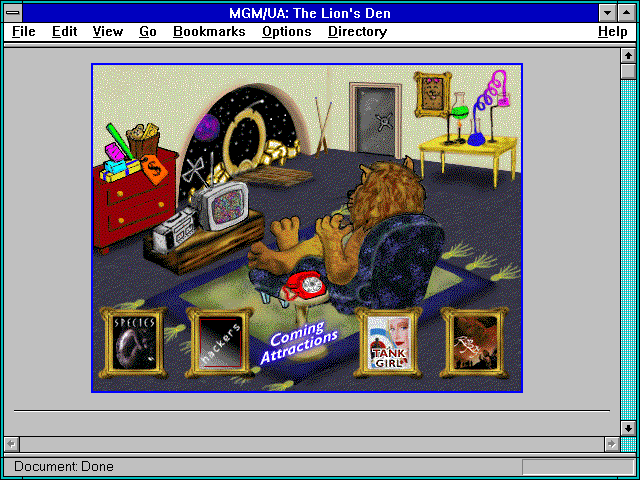 Screenshot of MGM/UA: The Lion's Den