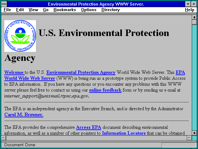 Screenshot of AirNow