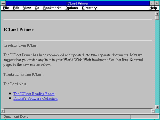 Screenshot of ICLnet Primer