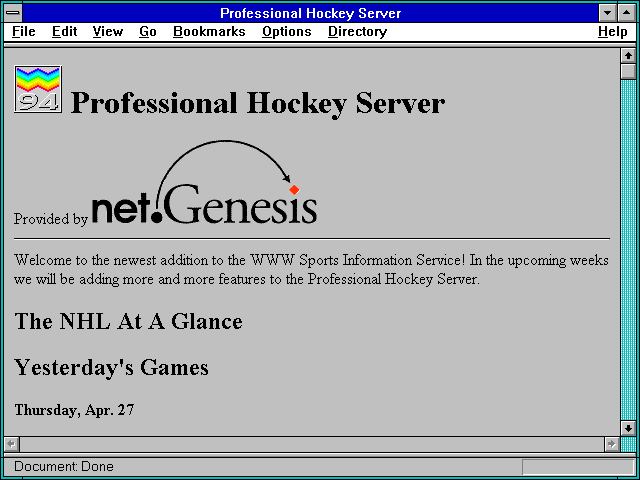 Screenshot of Professional Hockey Server