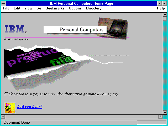 Screenshot of IBM Personal Computer File Library